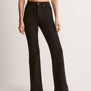 Women's Black Flare Jeans